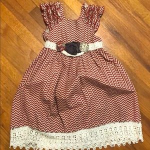 Mustard pie dress. Girl